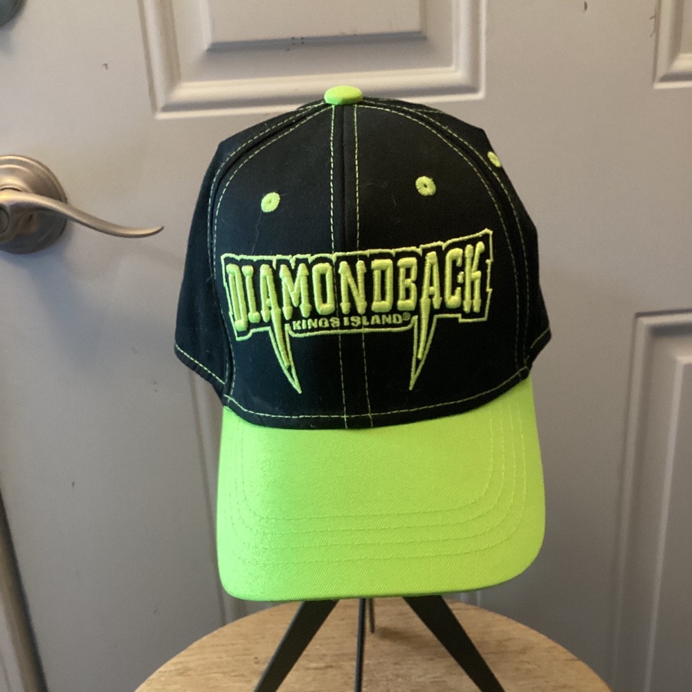 NEW Embroidered Unisex Diamondback Roller Coaster Kings Island Hat